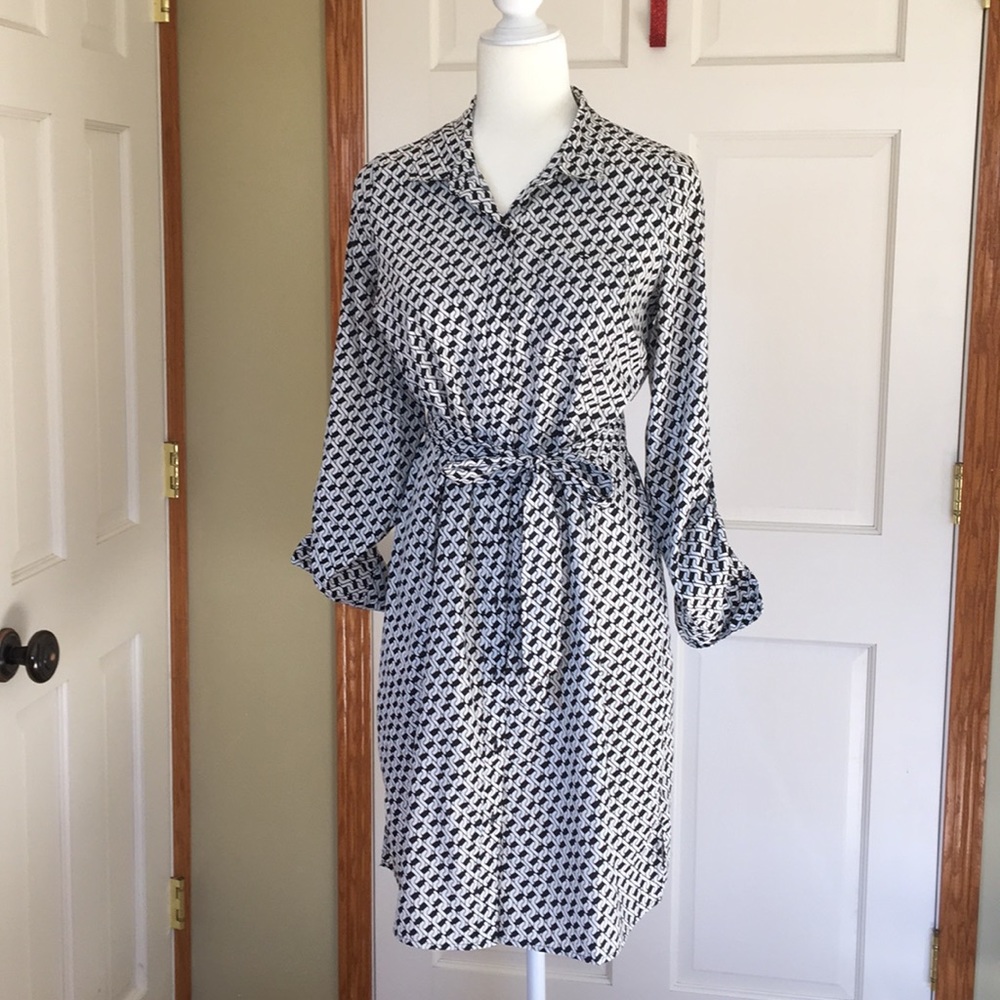 Motherhood Maternity Tunic Dress with Sash